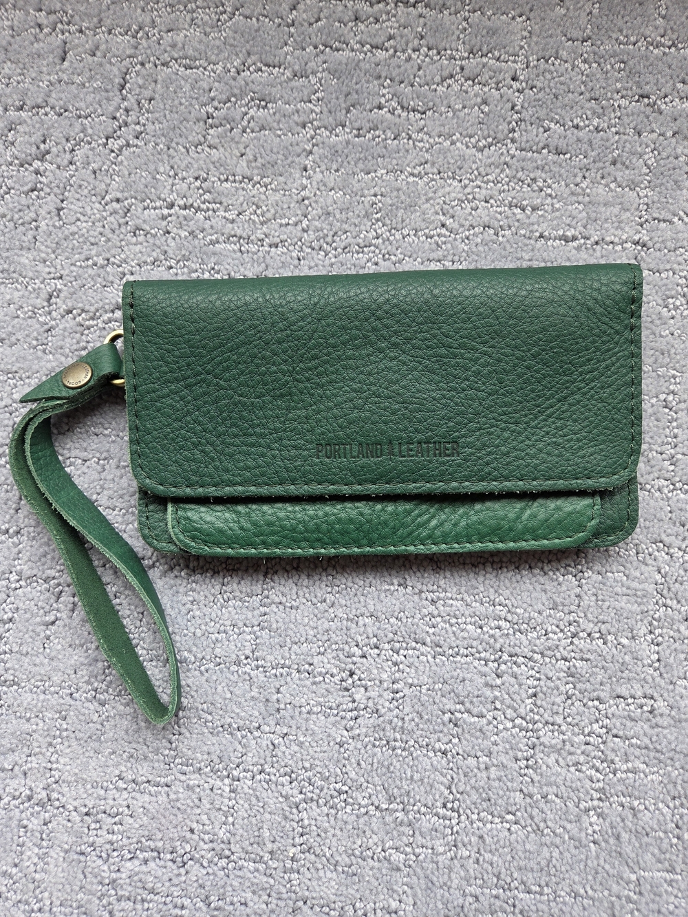 Portland Leather Bacalar Lily Wristlet NWOT